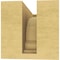 Ekena Millwork 4"W x 8"D x 4"H Wide Warren Rough Cedar Woodgrain TimberThane Corbel, Primed Tan CORUR04X08X04WARRCPR - alternate 4
